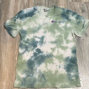 Champion Green Tie-Dye Men's Shirt